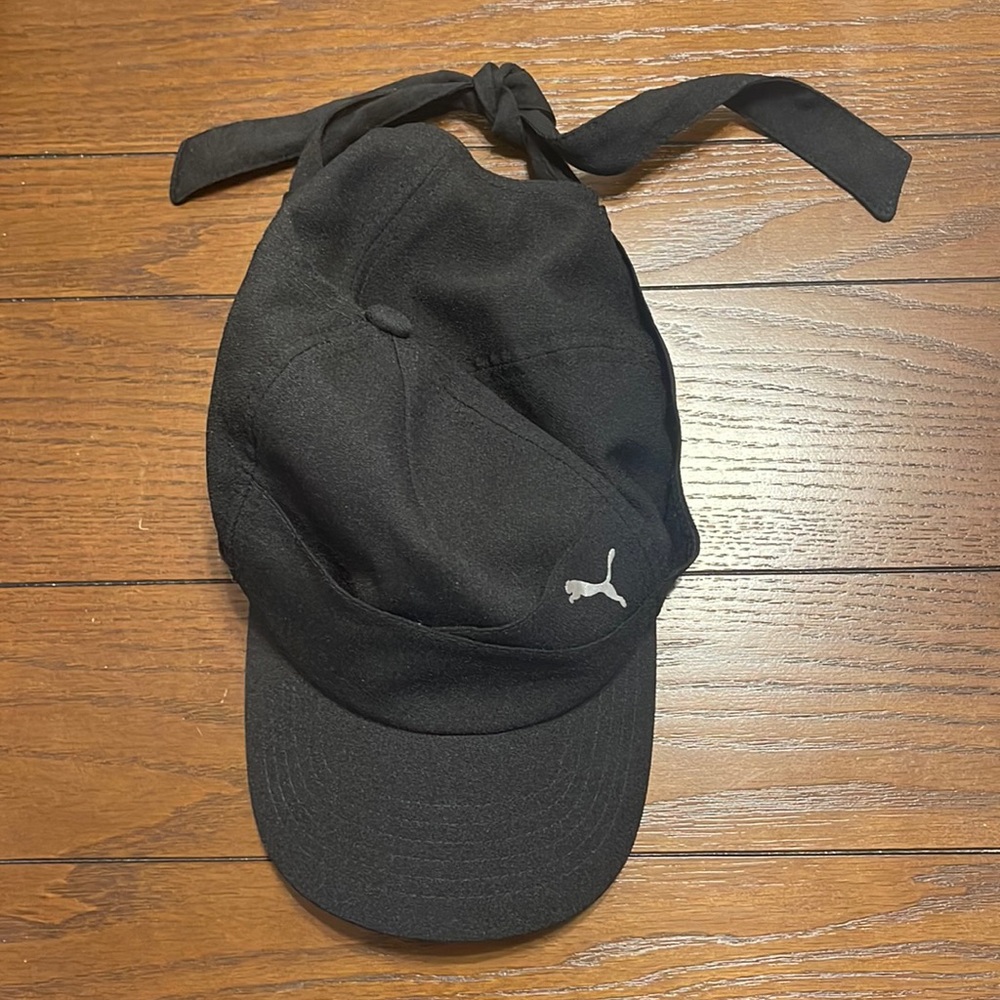 Puma hat with tie back